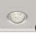 66-3 Modern Moon Lamp Moon Gypsum Ceiling Planet Ceiling Universe Ceiling House Silent Wind Moon Ceiling Cream Wind Moon Lamp. bk 3d model