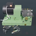 Tool Grinding Machine Small Truck 3d model