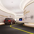 Kuguangcai International Entrance And Exit Building With Modern Design And Facade