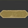 Shiny Gold Bar With Engraved Surface On Reflective Background And Golden Glow