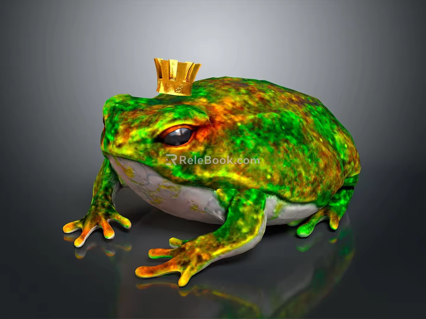 Frog Poison Frog Game Frog Reptile Cold Blooded Animal Reptile 3d model