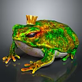 Frog Poison Frog Game Frog Reptile Cold Blooded Animal Reptile 3d model