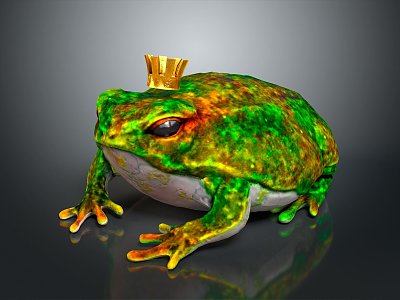 Frog Poison Frog Game Frog Reptile Cold Blooded Animal Reptile 3d model