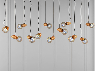 Nordic chandelier 3d model