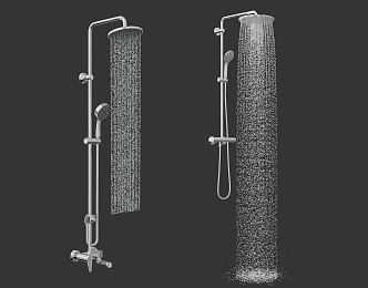 Modern Shower Bathroom Shower 3d model