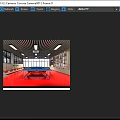 Indoor Sports Facility With Table Tennis Table Red Floor Large Windows And Trophy Shelves