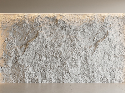 Modern rubble stone background wall white rubble stone white stone wall stone background wall 3d model