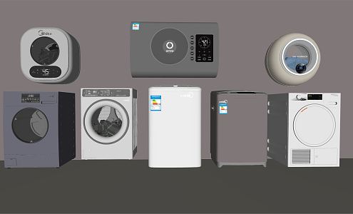 Modern washing machine 3d model