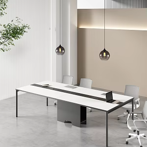 Conference Room Conference Table Open Office Area 3d model