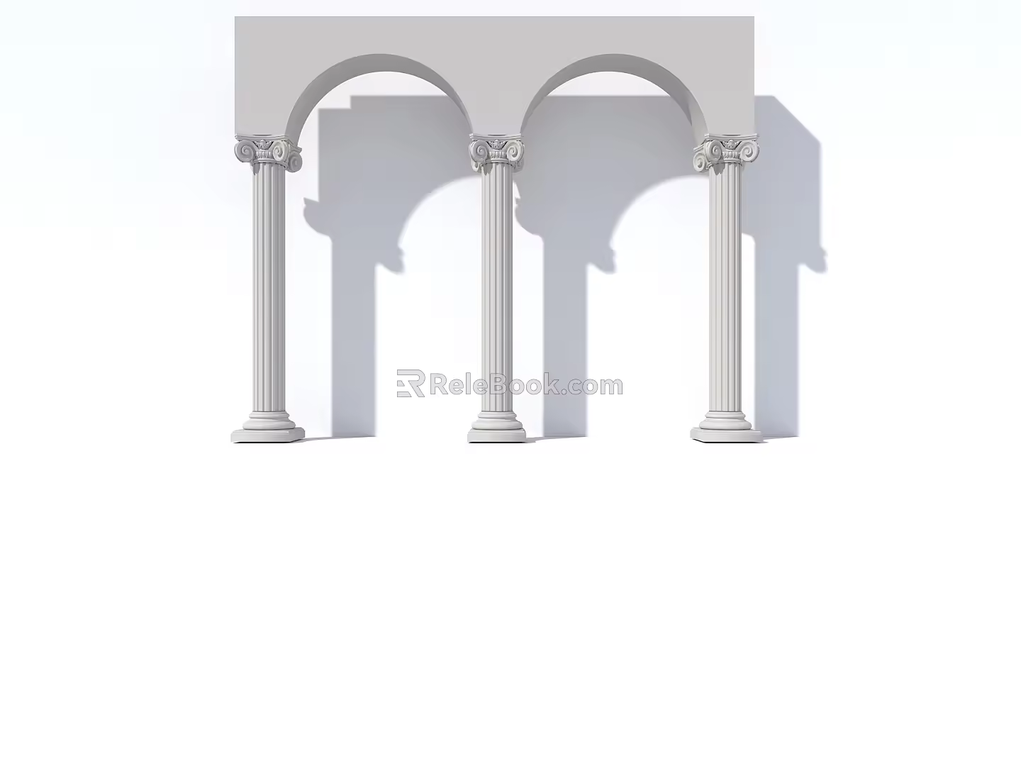 Roman Column Arch 3d model
