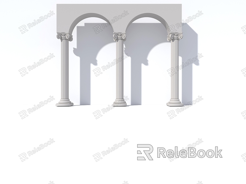 Roman Column Arch model