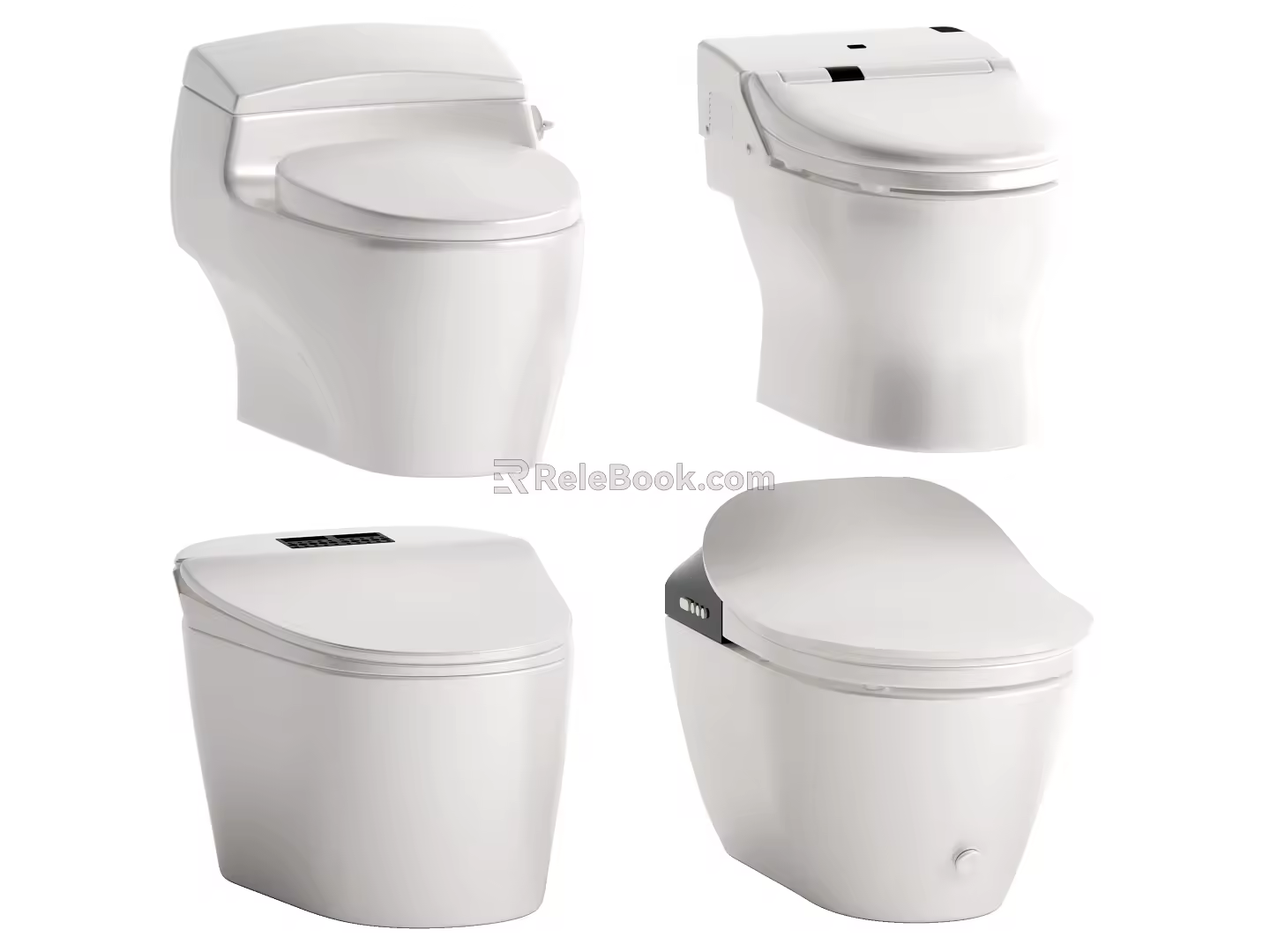 Intelligent toilet 3d model