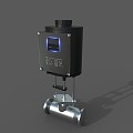 Electric control valve, valve switch, instrument and instrument 3d model