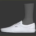 White Casual Stylish Sneakers With Round Toe Cap And Comfortable Laces For Daily Use