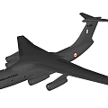 Indian Air Force Fighter Jet With Four Engines And National Insignia