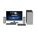 Modern Computer Desktop Computer 3d model