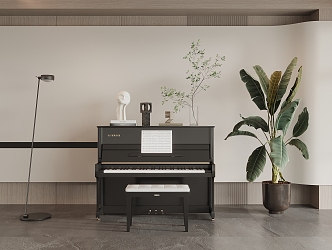 Modern Piano 3d model