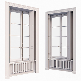 Jane Europe window bay window radiator 3d model