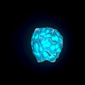 Glowing Blue Honeycomb Structure Decorative Ornament Set for Home Decoration