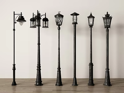 Modern Street Light European Street Light Community Street Light Road Street Light Courtyard Street Light Park Street Light 3d model