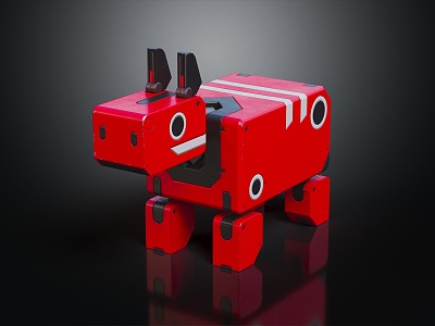 Modern Robot Dog Mechanical Dog model