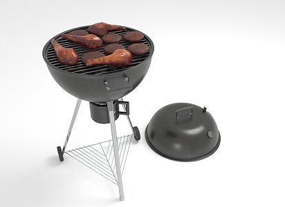 Modern grill 3d model