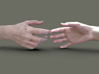 Modern Hand Female Hand Reach 3d model