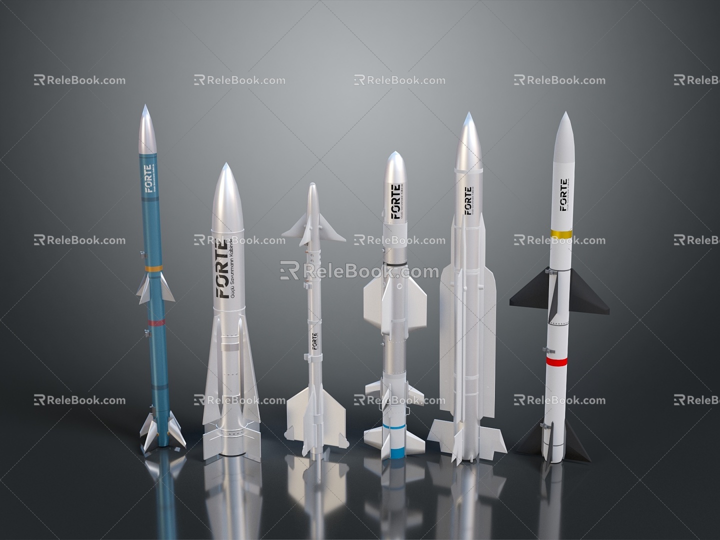 Bomb Missile Airborne Missile Shipborne Missile Cruise Missile High Altitude Bomb Guided Weapon Cruise Weapon 3d model