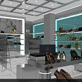 Just Gent Leaman Shoe Store Interior With Shelves And Counters Displaying Various Shoes