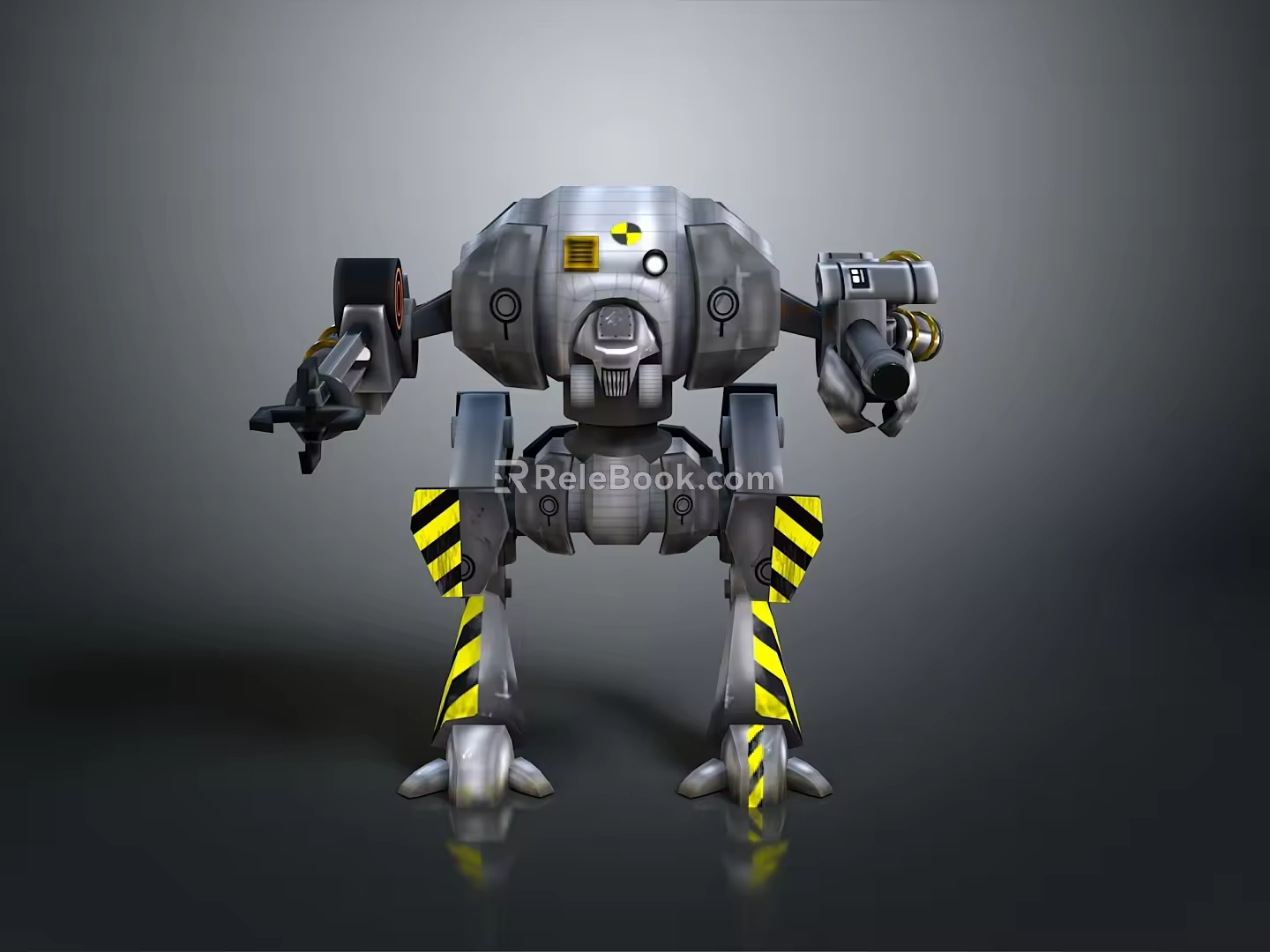 Mech Warrior Mech Soldier Machine Battlearm Mechanical Battlearm Machine Fighter Robot 3d model