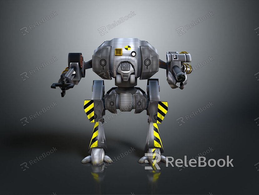 Mech Warrior Mech Soldier Machine Battlearm Mechanical Battlearm Machine Fighter Robot model