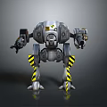 Mech Warrior Mech Soldier Machine Battlearm Mechanical Battlearm Machine Fighter Robot 3d model