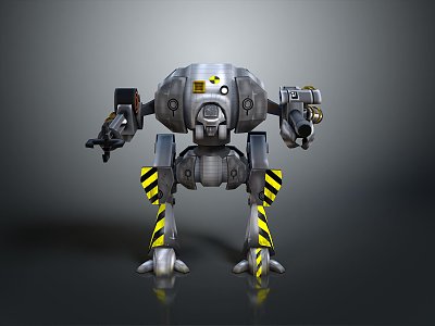 Mech Warrior Mech Soldier Machine Battlearm Mechanical Battlearm Machine Fighter Robot 3d model