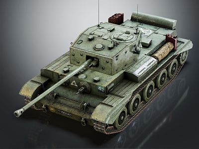 British Tank Modern Tank Cruiser Tank 3d model