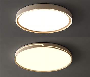 Simple creative round ceiling lamp children living room led ceiling lamp bedroom ceiling lamp 3d model