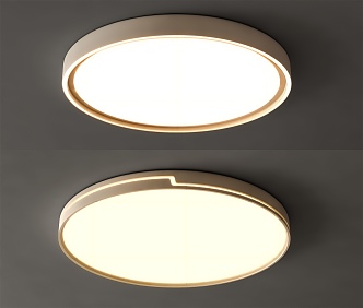 Simple creative round ceiling lamp children living room led ceiling lamp bedroom ceiling lamp 3d model