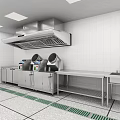 Intelligent automatic cooking machine 3d model