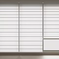 Stylish White Window Blinds with Horizontal Slats for Modern Indoor Home Windows