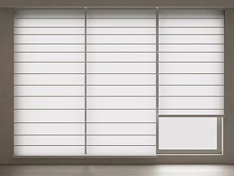 Modern Venetian Blinds Curtain Shangri-La Curtain Honeycomb Curtain Vertical Curtain Roman Curtain 3d model