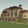 Detached Villa With Multiple Floors Balconies Arched Doors And Lush Garden Surroundings