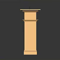 Black Wrought Iron Gate With Beige Stone Pillars And Ornate Design For Entrance