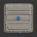 Industrial Plastic IBC Container With Metal Cage Wooden Pallet And Blue Top Cap