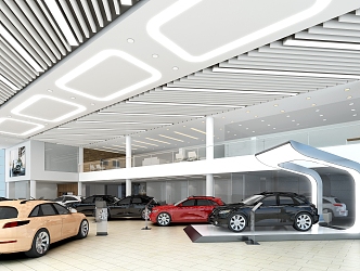 Hyundai 4S Store Infiniti Showroom 3d model