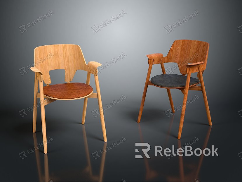 Chair Chair Armchair Backrest Chair Single Chair Wood Chair Plastic Chair Wood Chair Plastic Chair Furniture model