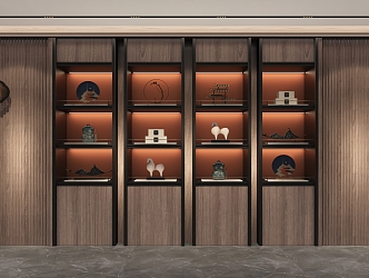 Chinese Decorative Cabinet 3d model