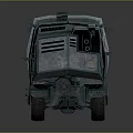 Armored Military Vehicle With Multi Wheeled Chassis And Tactical Design Features