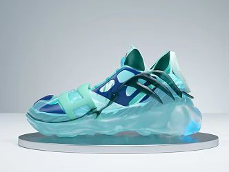 Running Shoes Tech Shoes Future Shoes Clear Shoes sneakers Shoes 3d model