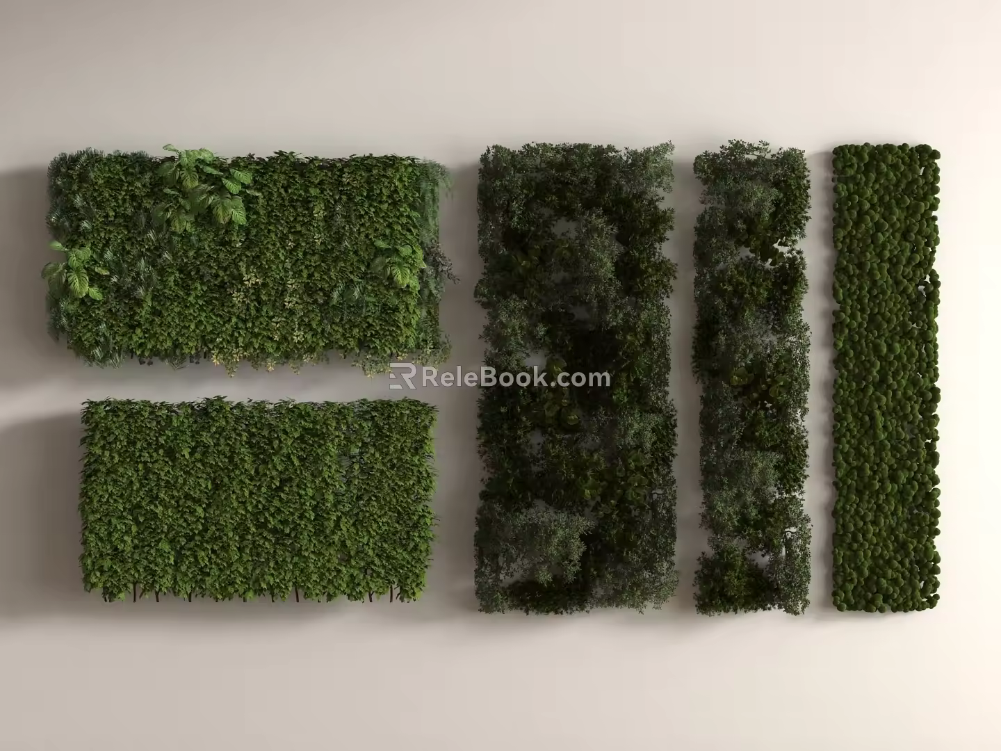 plant wall 3d model