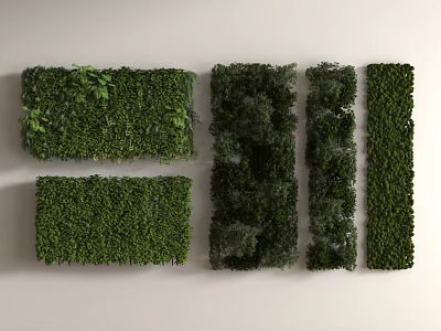 plant wall 3d model