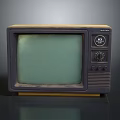 Vintage REVOX Television Set as Electronic Appliance with Retro Dials and Classic Design
